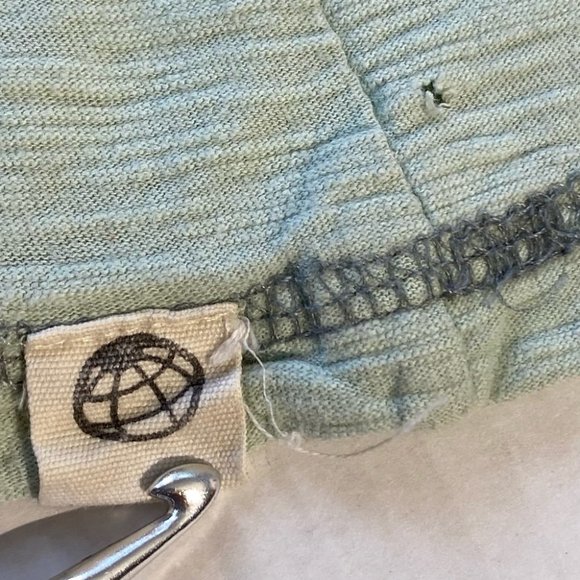 Free Planet Henley Hoodie Shirt Mint Green - Picture 5 of 8